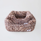 Deluxe Dog Beds - Pearl Leopard - Le Pet Luxe