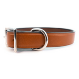 Town Leather Dog Collar - Tan