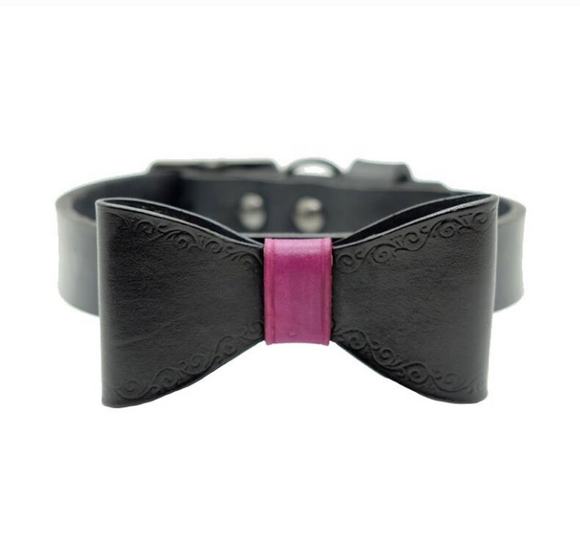 Midnight Purple Collar & Bow