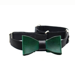 Forrest Green Snap-on Bow Tie