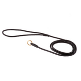 Braided Leather Slip Leash ~ Solid