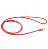 Braided Leather Slip Leash ~ Solid