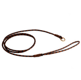 Braided Leather Slip Leash ~ Multi