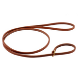 Flat Leather Slip Leash