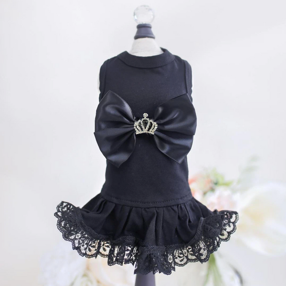 Royal Princess Dog Dress ~ Black