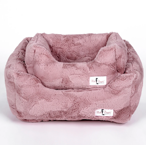 Cuddle Dog Bed - Mauve