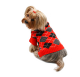 Red Turtleneck Sweater For Dog 