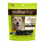 Smiling Dog Dry-Roasted Beef Heart Treats - Grain Free, Limited Ingredient Dog Treats