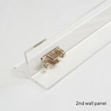 Wall Mounted Clear Pet Gate Zig Zag | Options