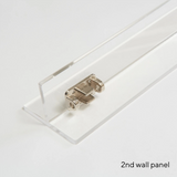 Wall Mount Kit for Clear Pet Gate Zig Zag