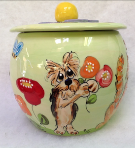 Yorkie Treat Jar IMG_2438