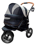 NO-ZIP Double Pet Stroller ~ Pine Green