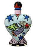 Heavens Best Dog Heart Vase Urn