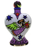 Heavens Best Dog Heart Vase Urn