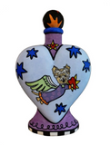 Heavens Best Dog Heart Vase Urn