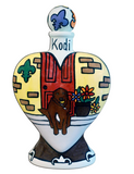 Sittin' Proud Heart Vase Urn