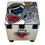 I Love My Dog Box Urn