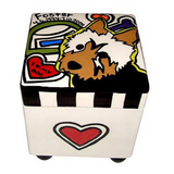 I Love My Dog Box Urn