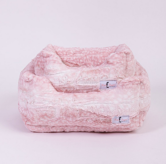 Cashmere Dog Beds - Pink Fawn