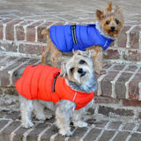 Alpine Puffer Coat - Coral Orange