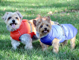 Alpine Puffer Coat - Coral Orange