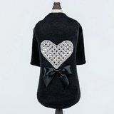 Black Heart Sweater For Dog | Le Pet Luxe