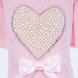 Pearl Heart Dog Sweater