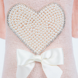 Pearl Heart Dog Sweater