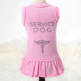 Service Dog Dress ~ Red