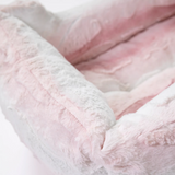 Cashmere Dog Beds - Pink Angora