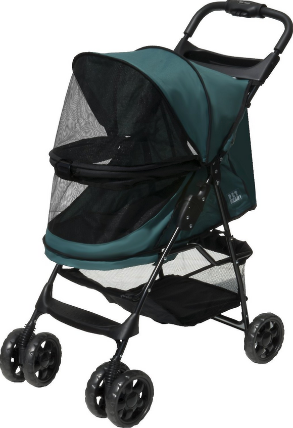 Happy Trails LITE No Zip Pet Stroller ~ Pine Green - Le Pet Luxe