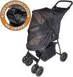 Happy Trails LITE No Zip Pet Stroller ~ Pine Green - Le Pet Luxe