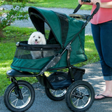 Jogger NO-ZIP Pet Stroller ~ Forest Green