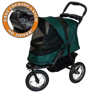 Jogger NO-ZIP Pet Stroller ~ Forest Green