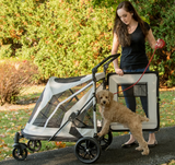 NO-ZIP Expedition Pet Stroller ~ Fog