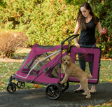 NO-ZIP Expedition Pet Stroller ~ Boysenberry