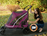 NO-ZIP Expedition Pet Stroller ~ Boysenberry