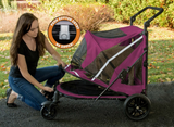 NO-ZIP Expedition Pet Stroller ~ Boysenberry