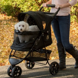 Special Edition NO-ZIP Pet Stroller ~ Gold Monogram