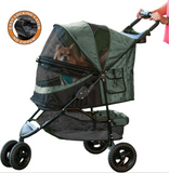 Special Edition NO-ZIP Pet Stroller ~ Gold Monogram