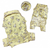 Hopping Bunny Flannel Pajamas with 2 Pockets - Le Pet Luxe