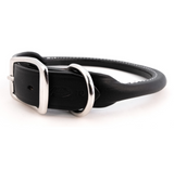 Rolled Leather Dog Collar - Le Pet Luxe