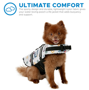 Dog Life Jacket ~ Nautical - Le Pet Luxe