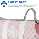 Dog Life Jacket ~ Grey Polka Dot - Le Pet Luxe