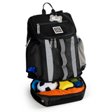 Week Away® Drop Bottom Backpack ~ Black - Le Pet Luxe