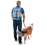 Week Away® Drop Bottom Backpack ~ Black - Le Pet Luxe