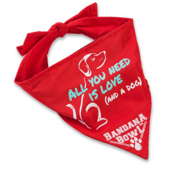 Bandana Bowl ~ Red - Le Pet Luxe