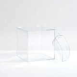 Clear Storage Bin with Lift Up Lid & Scoop