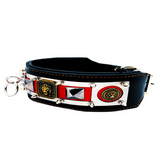 Black-Red ''Venom'' Dog Collar Dark Version