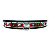 Black-Red ''Venom'' Dog Collar Dark Version